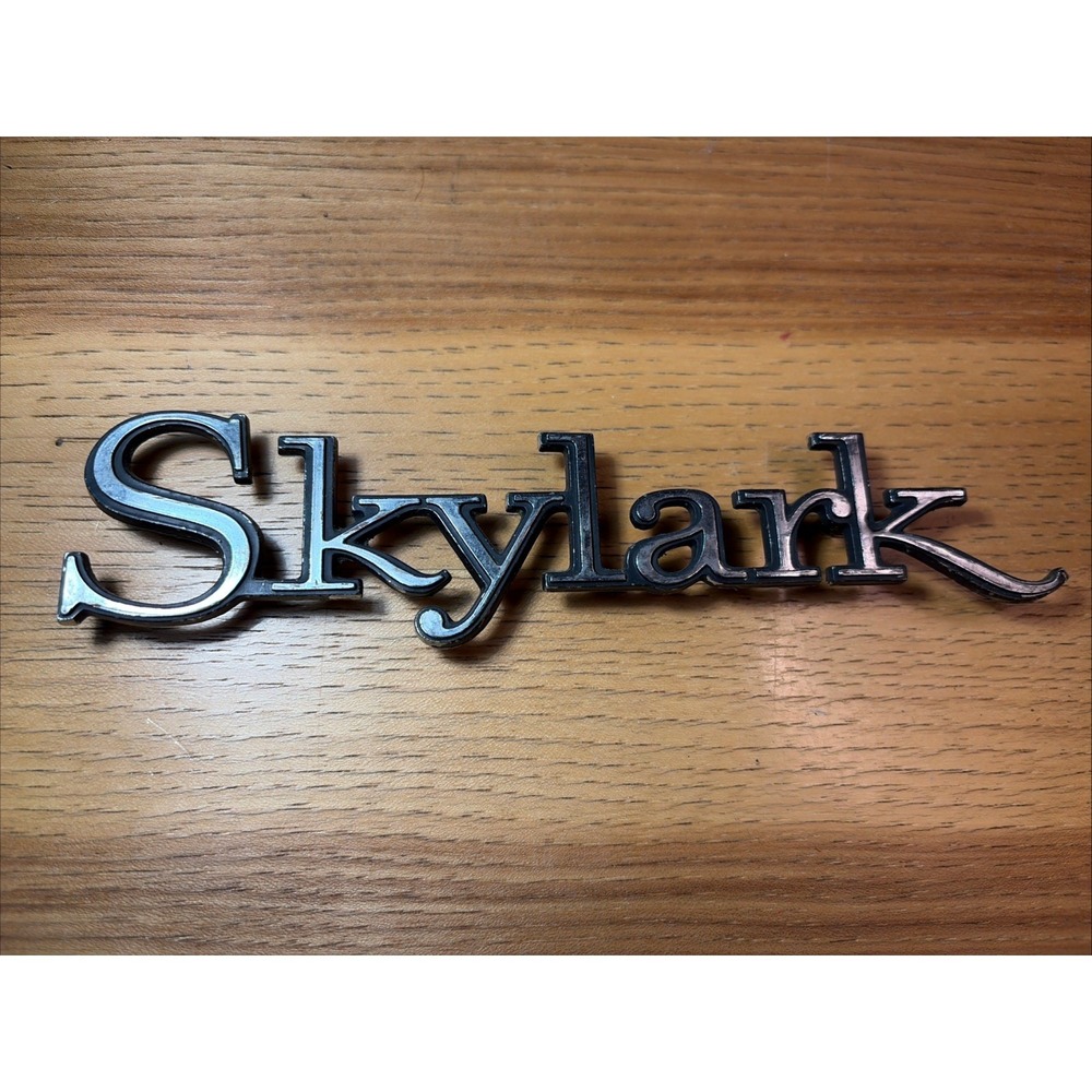 Buick Skylark Emblem Badge Trim Vintage Metal Nameplate 1S6